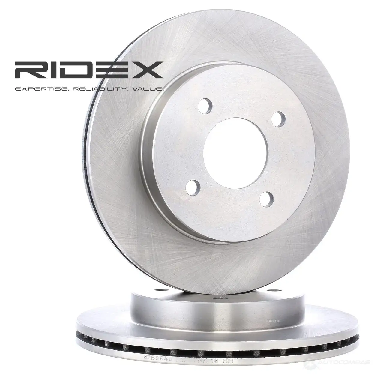 Тормозной диск RIDEX 1437709104 82b0840 2CX JU - Изображение 1