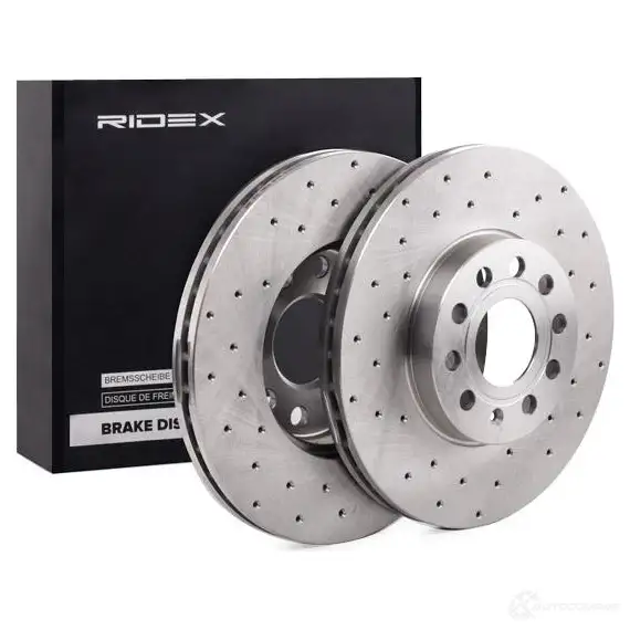 Тормозной диск RIDEX 1437710864 82b1535 53VZRV N изображение 1