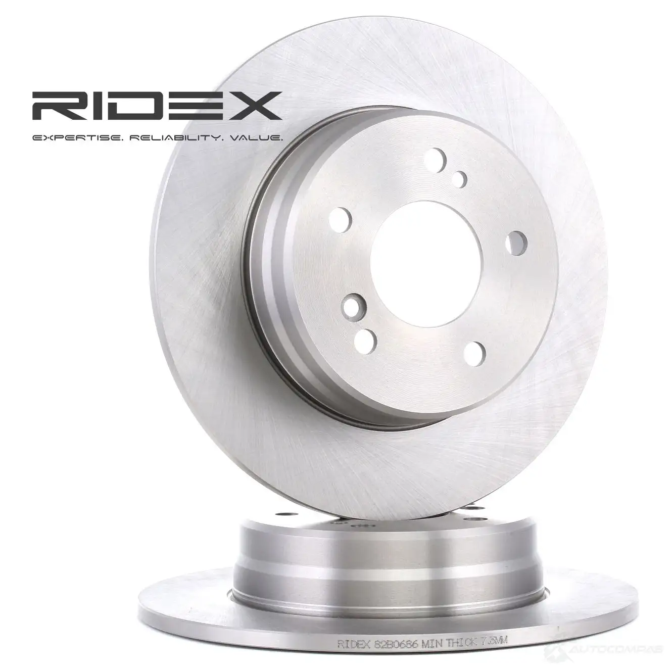 Тормозной диск RIDEX 82b0686 B WHAMI 1437707214 изображение 0