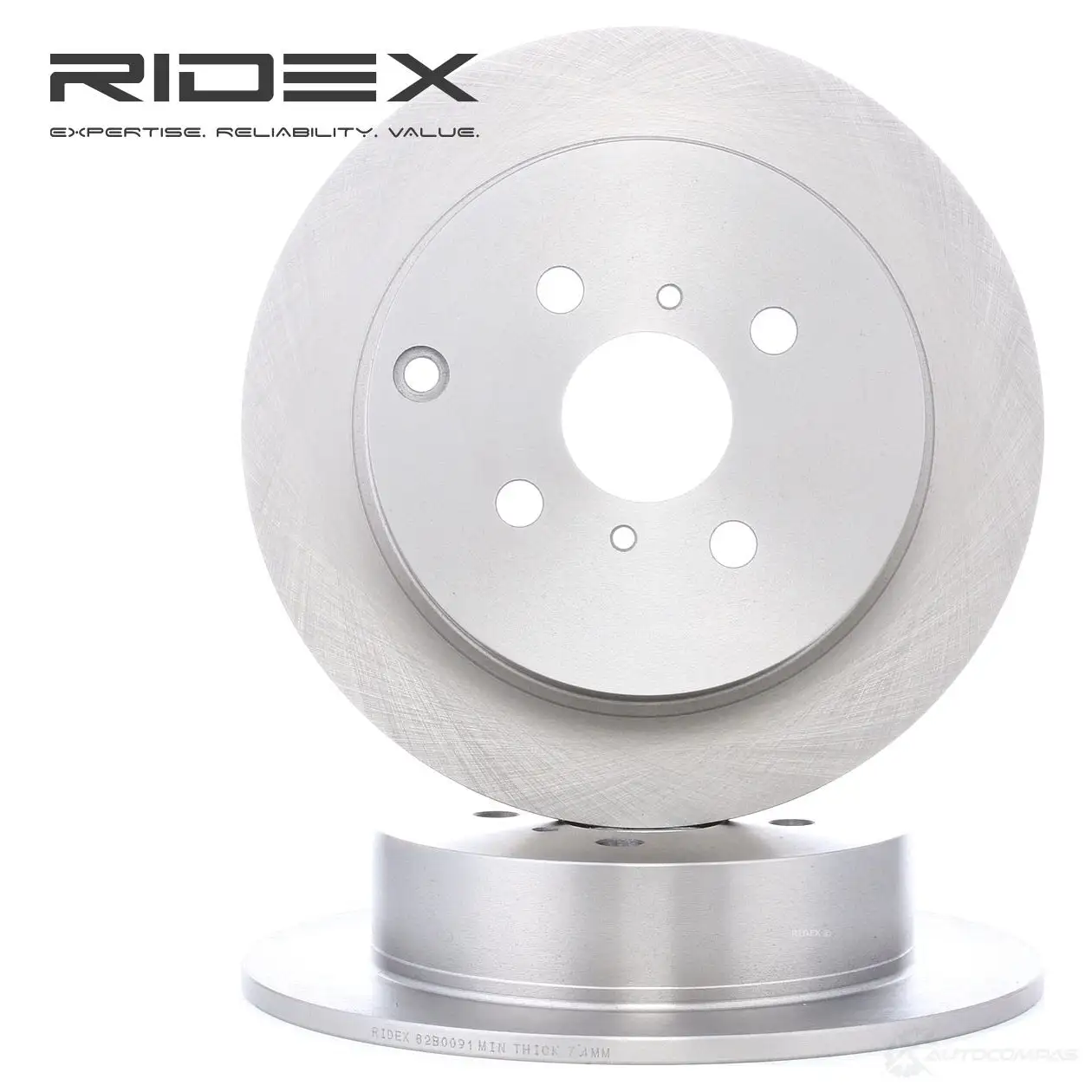 Тормозной диск RIDEX 1RV3E M 82b0091 1437708687 - Изображение 1