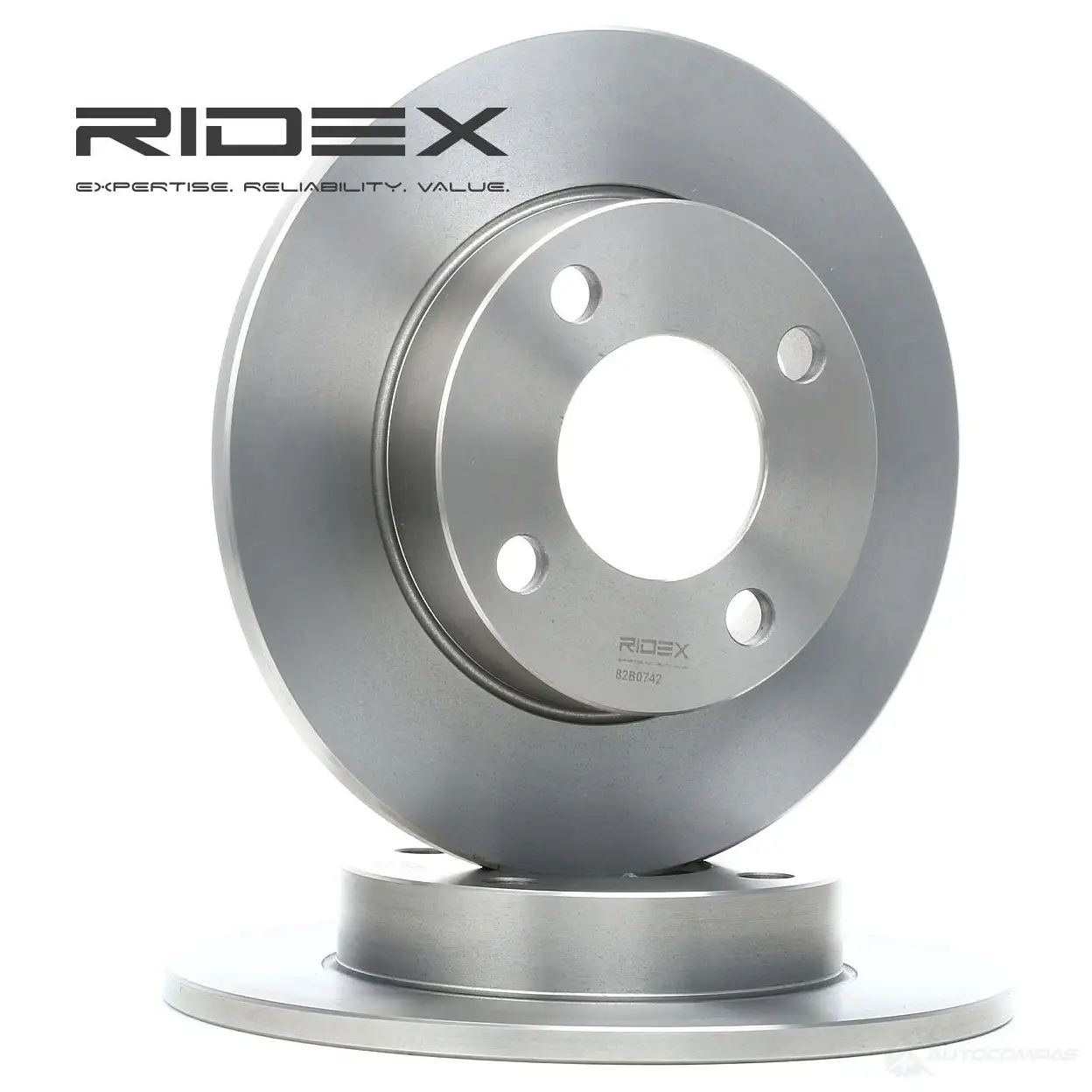 Тормозной диск RIDEX 82b0742 28Y OQE 1437705982 - Изображение 1