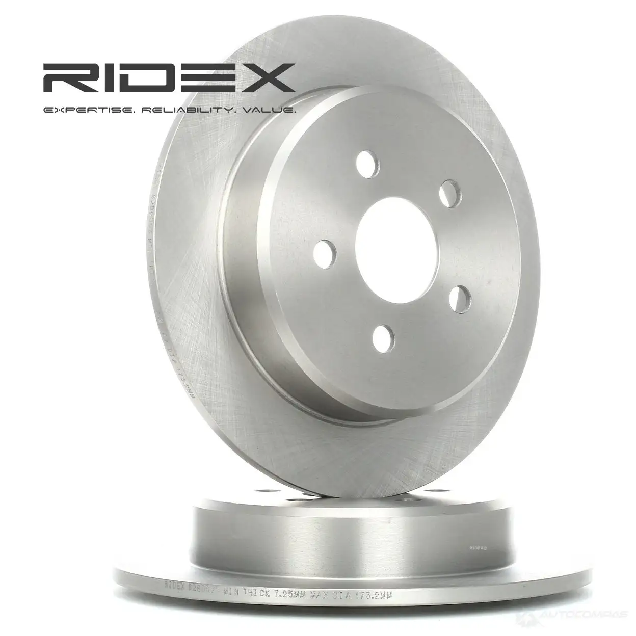 Тормозной диск RIDEX 1437707593 82b0093 FQ45P Y9 изображение 0