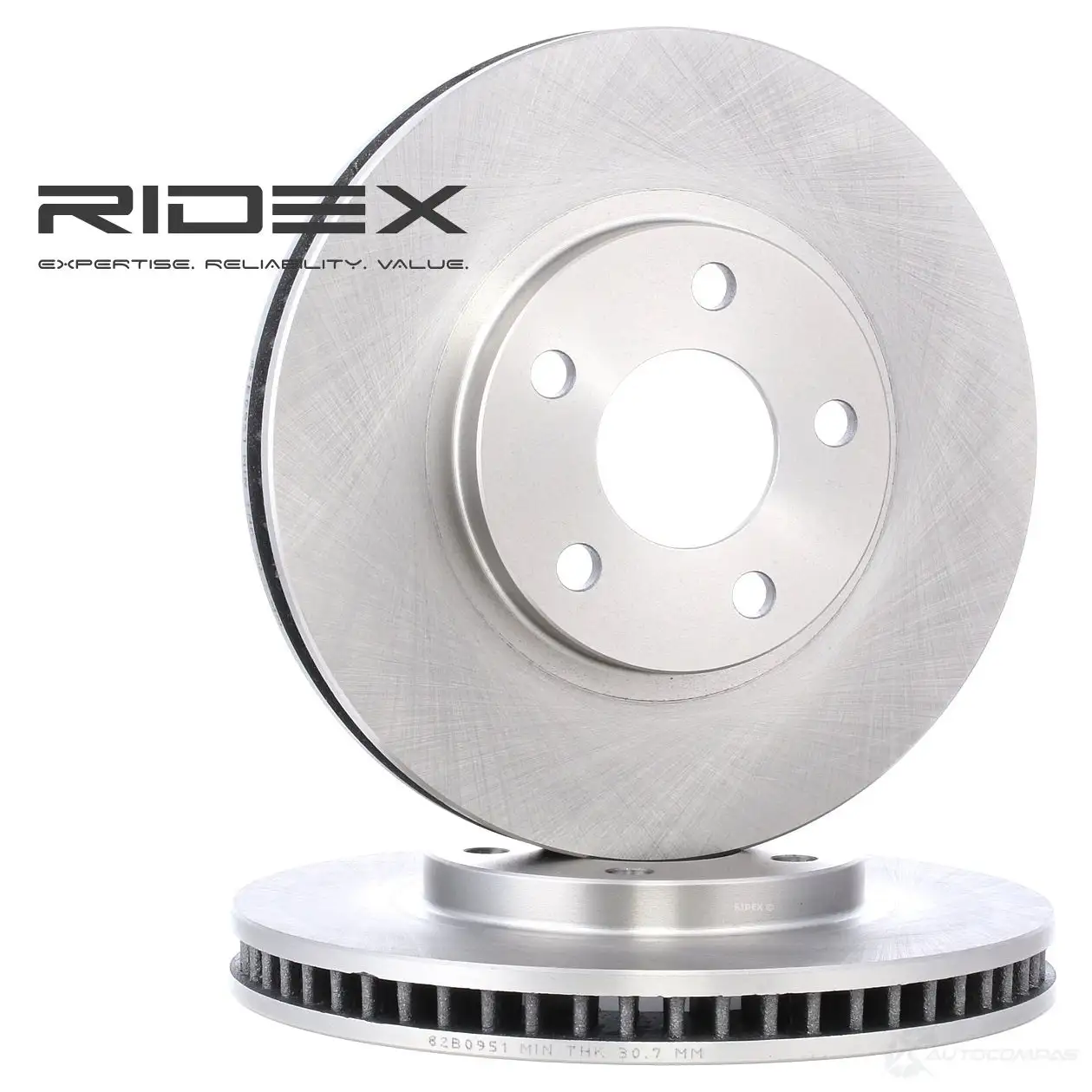 Тормозной диск RIDEX 1437710951 82b0951 IMXWO P изображение 0