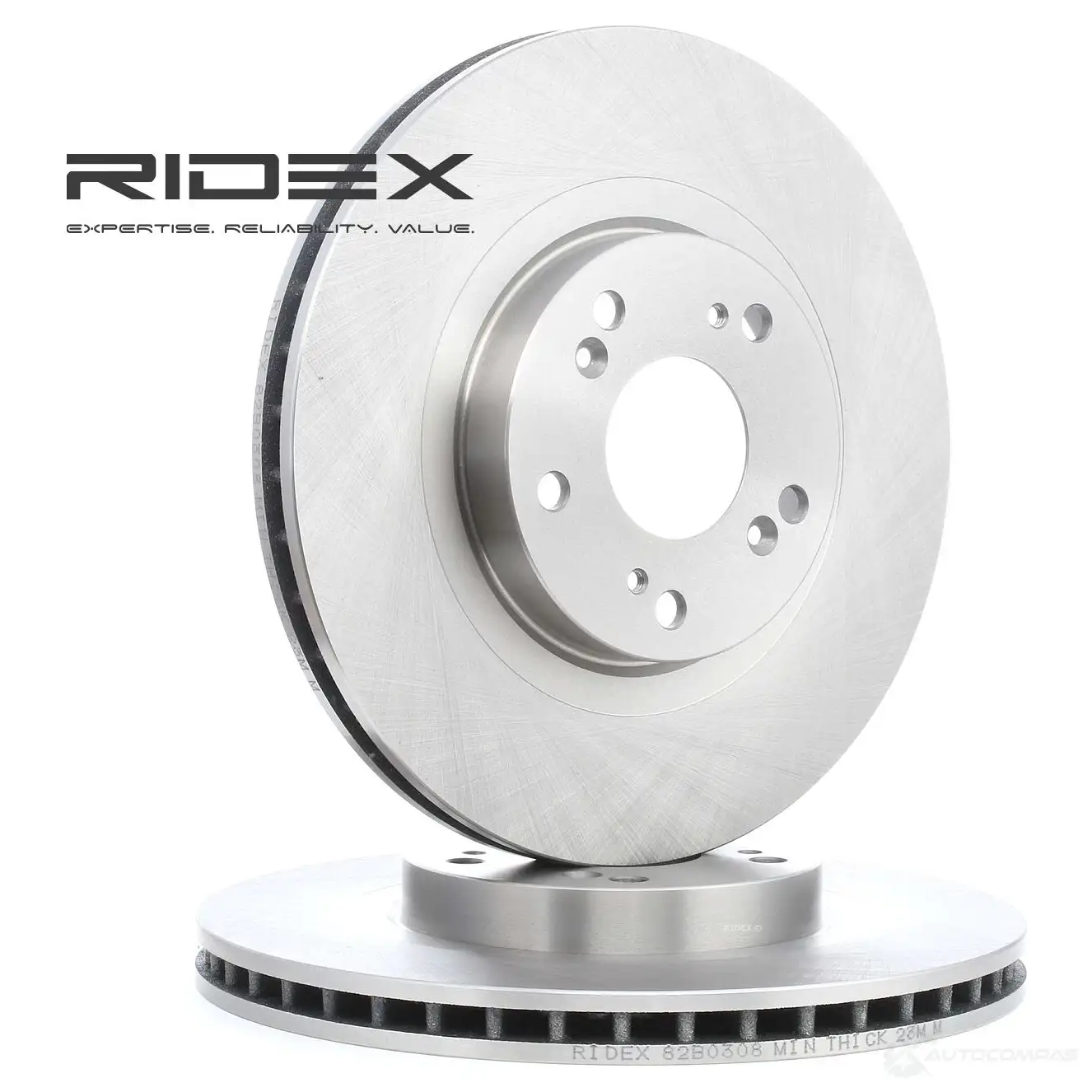 Тормозной диск RIDEX 1437707103 82b0308 X80 5I - Изображение 1
