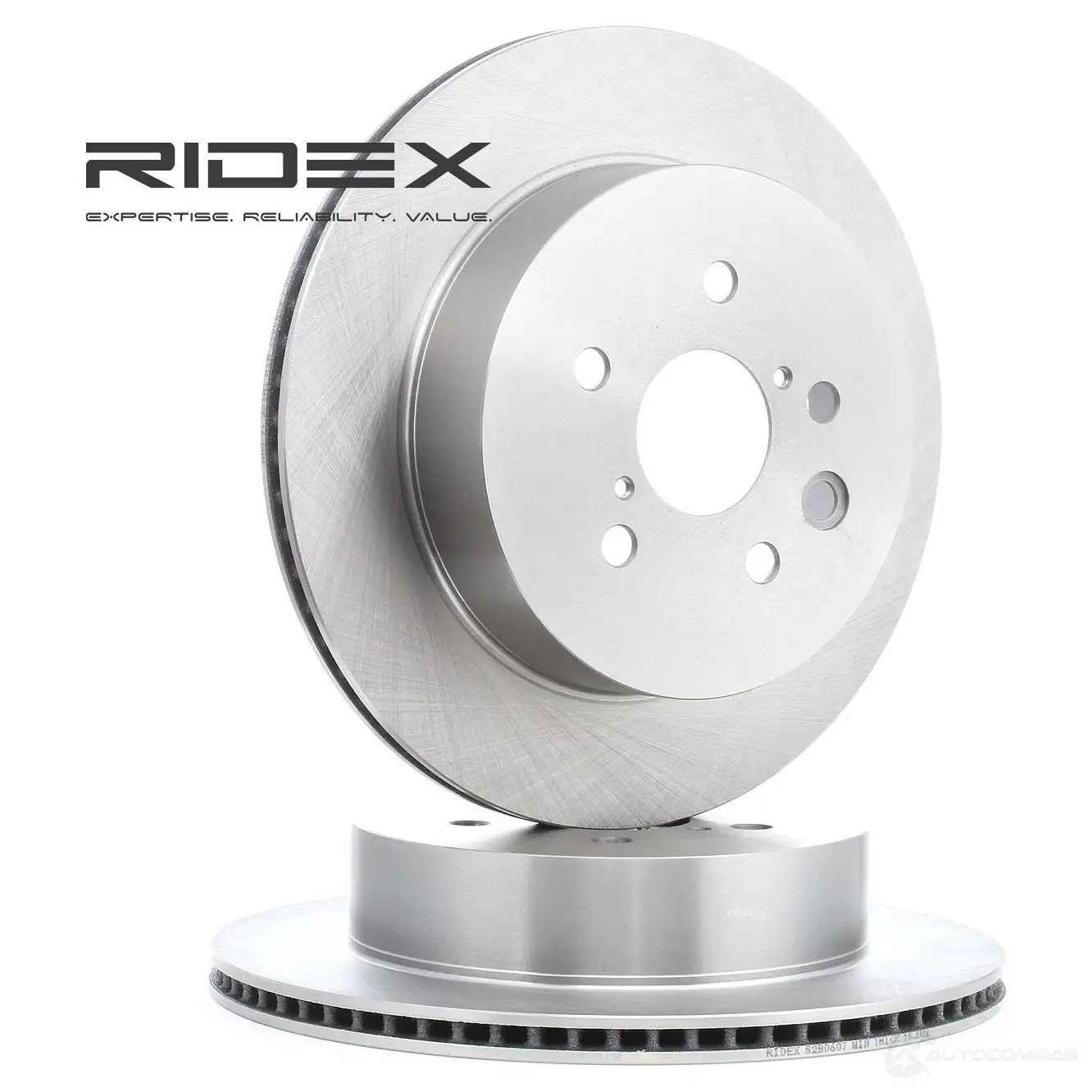 Тормозной диск RIDEX 82b0607 1437709898 7R RHAD изображение 0