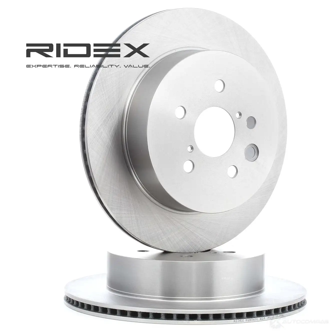 Тормозной диск RIDEX 82b0607 1437709898 7R RHAD - Изображение 1
