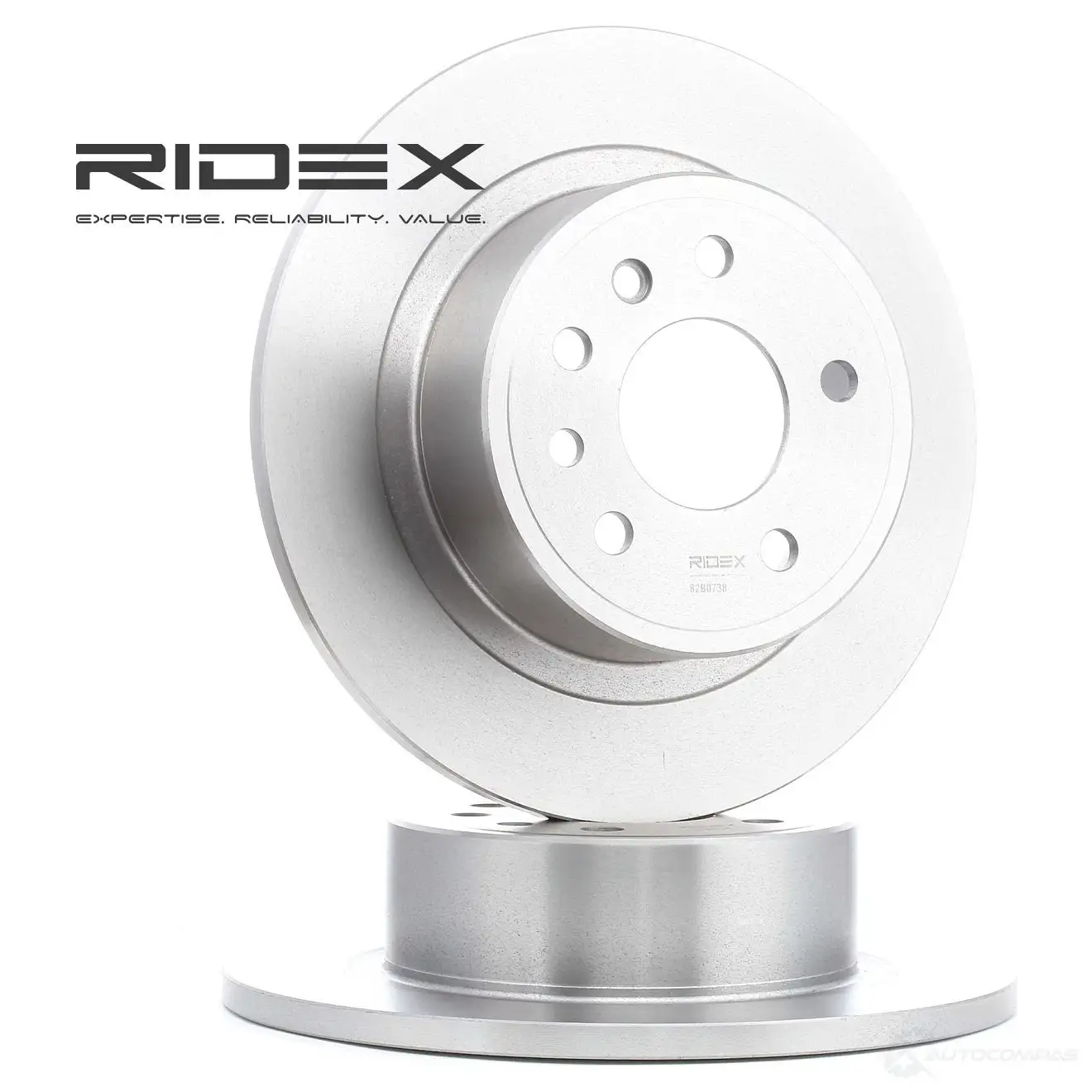 Тормозной диск RIDEX 1437708224 82b0738 1 F9LA изображение 0