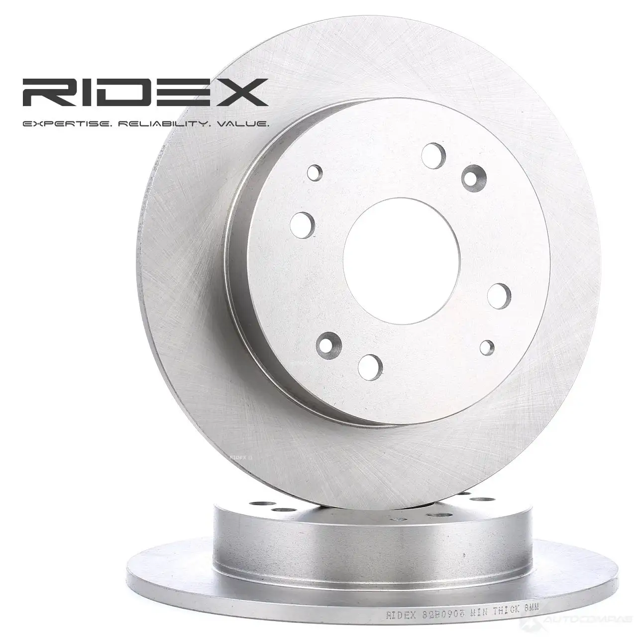 Тормозной диск RIDEX 3QMJ F9R 82b0903 1437706027 - Изображение 1