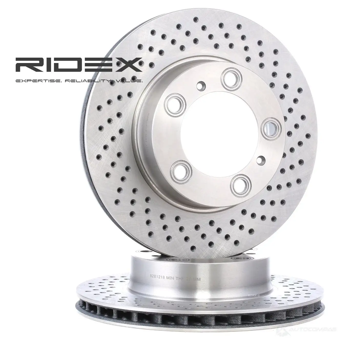 Тормозной диск RIDEX 82b1218 5 RDP5H4 1437710111 - Изображение 1