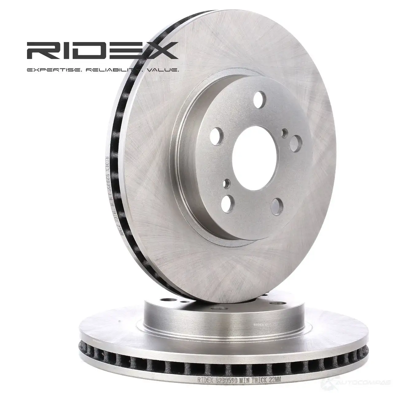Тормозной диск RIDEX 82b0590 0N 93E5 1437706784 изображение 0
