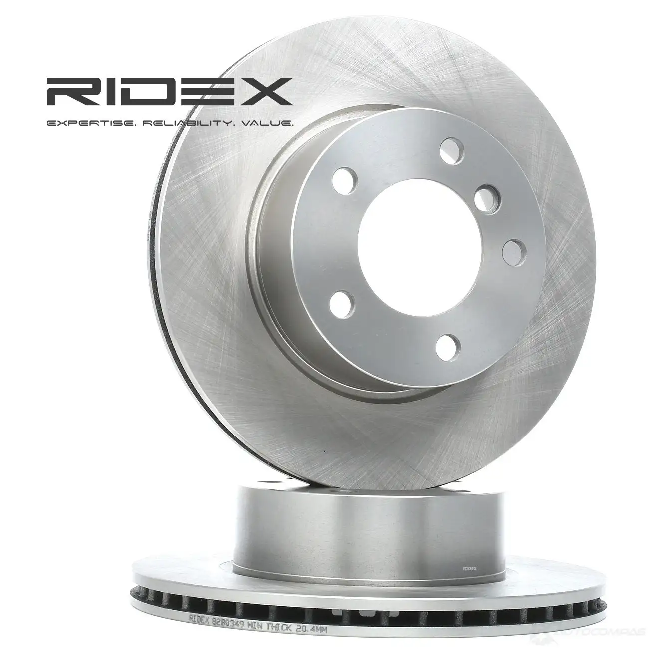 Тормозной диск RIDEX 2Y1V3 5 82b0349 1437711468 - Изображение 1