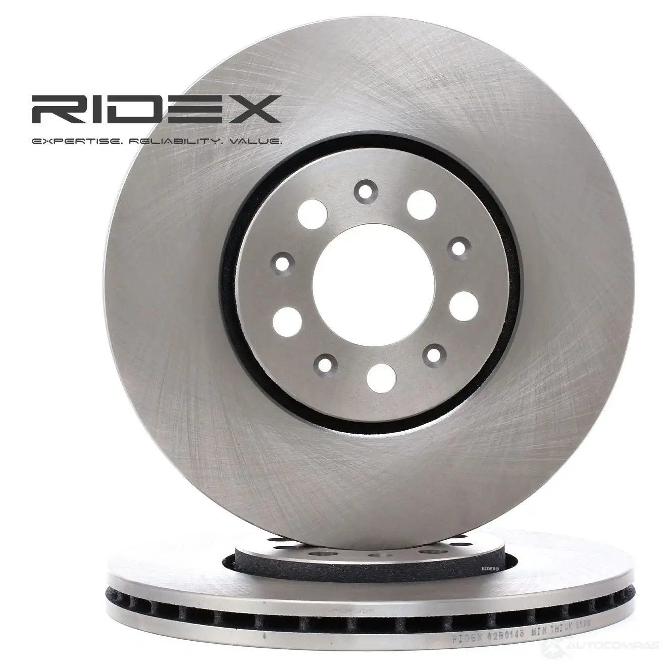 Тормозной диск RIDEX 82b0143 1437711087 T30U8J T изображение 0