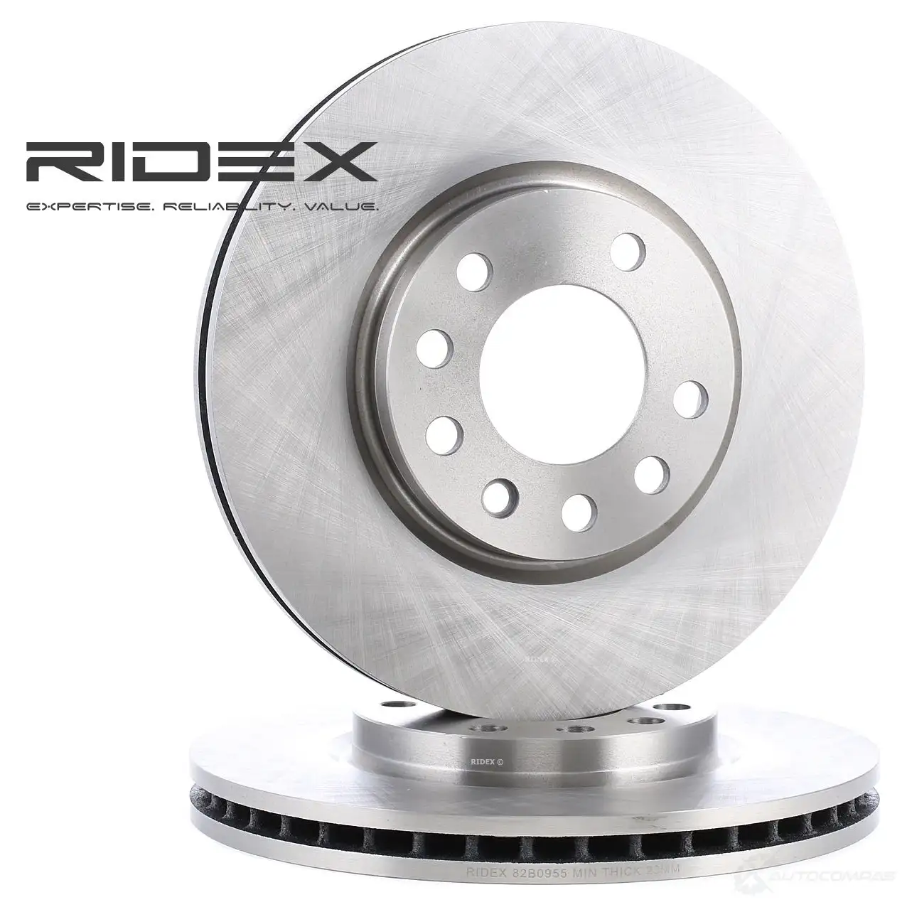 Тормозной диск RIDEX 82b0955 1437707770 F E9S2 - Изображение 1