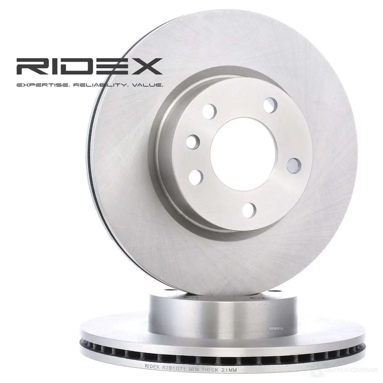 Тормозной диск RIDEX 82b1071 KU8R F9H 1437711451 - Изображение 1