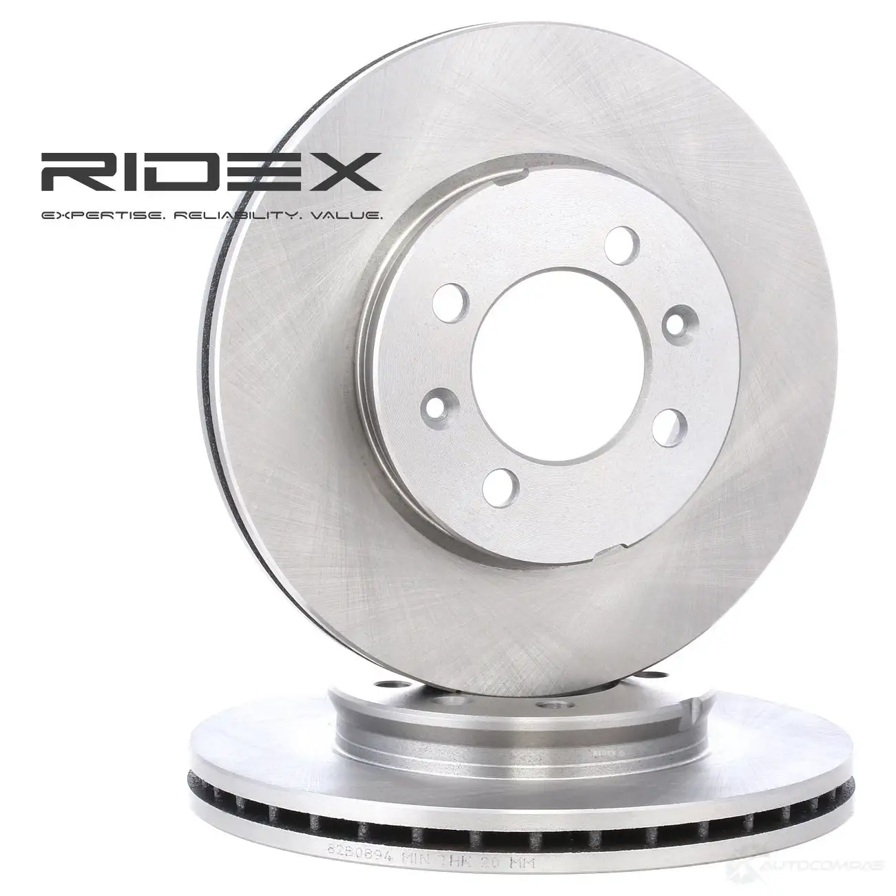 Тормозной диск RIDEX 1437708416 82b0894 ZTI JHM - Изображение 1