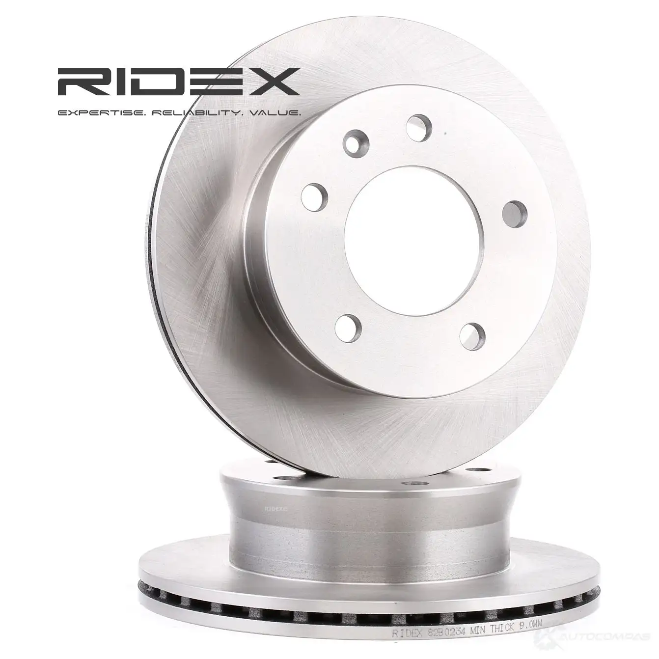 Тормозной диск RIDEX 1437711055 82b0234 6 GC6IZW изображение 0