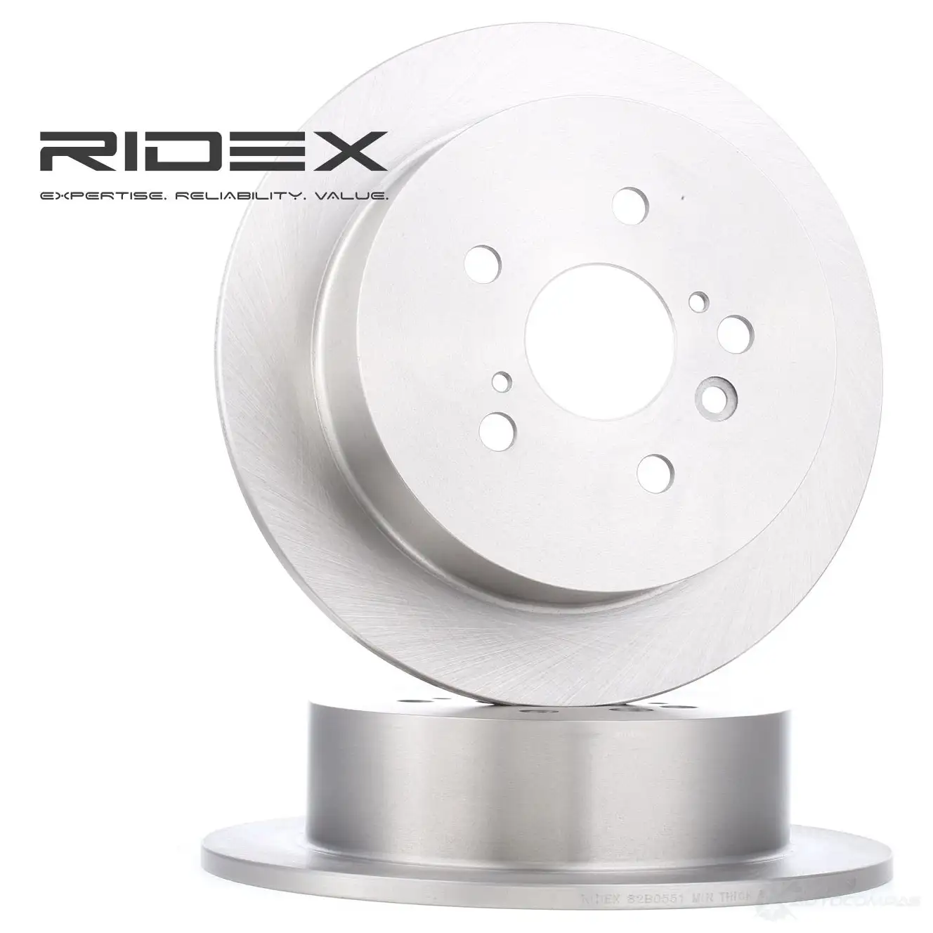 Тормозной диск RIDEX 82b0551 1437709109 5TFX9 W изображение 0