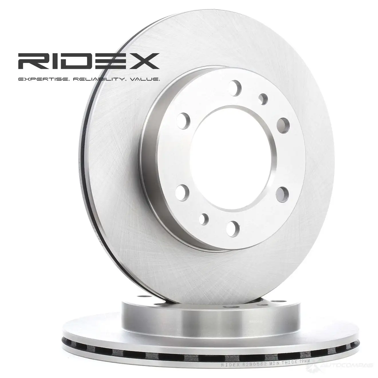 Тормозной диск RIDEX 1437709412 82b0552 6GZ4 BGA - Изображение 1
