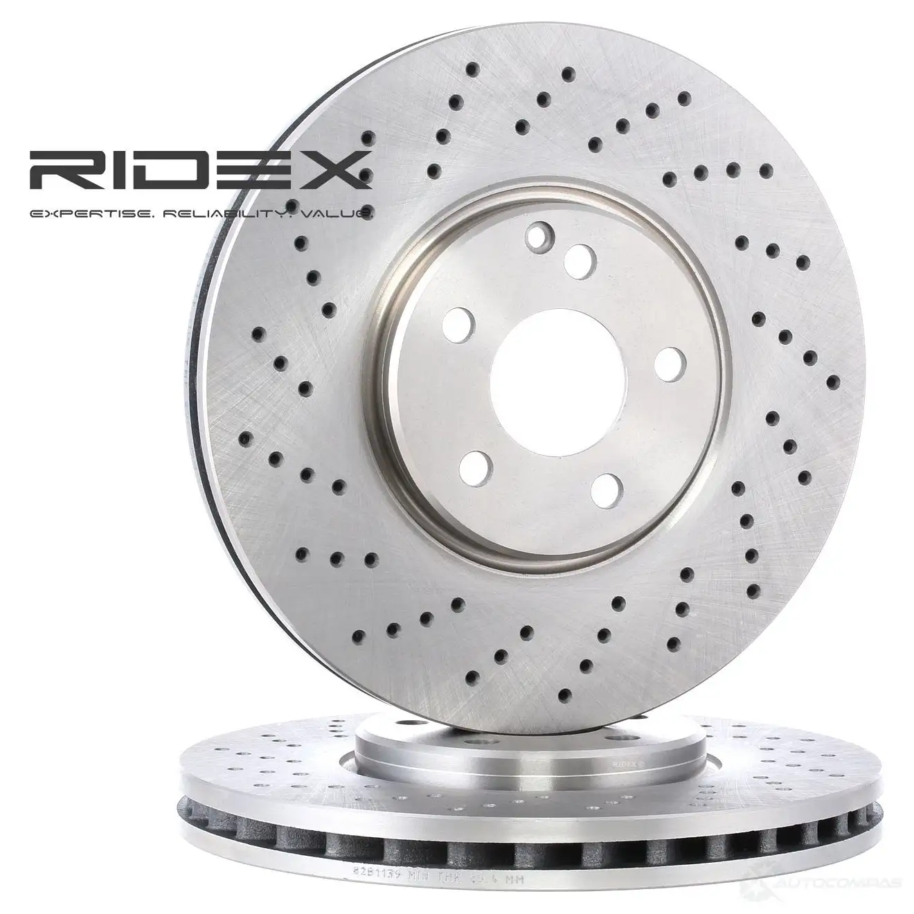 Тормозной диск RIDEX 82b1139 1437709671 60 JQF95 - Изображение 1