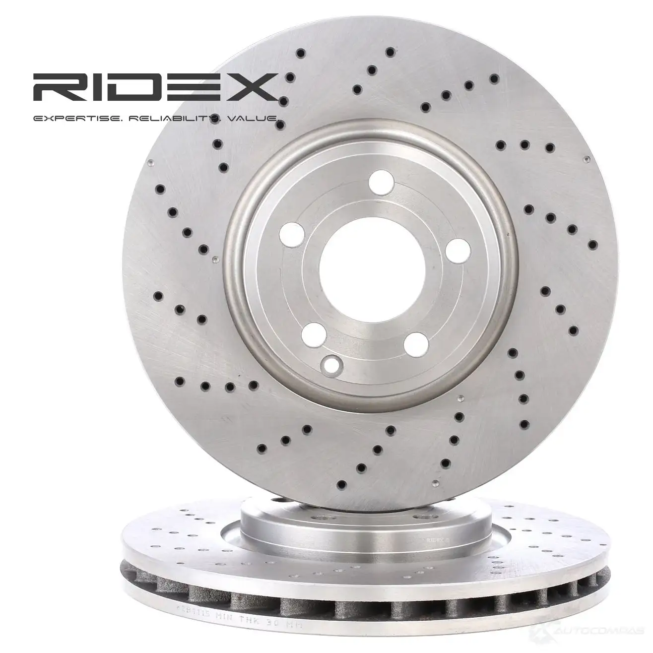 Тормозной диск RIDEX 82b1115 1437710251 V UNIZ - Изображение 1