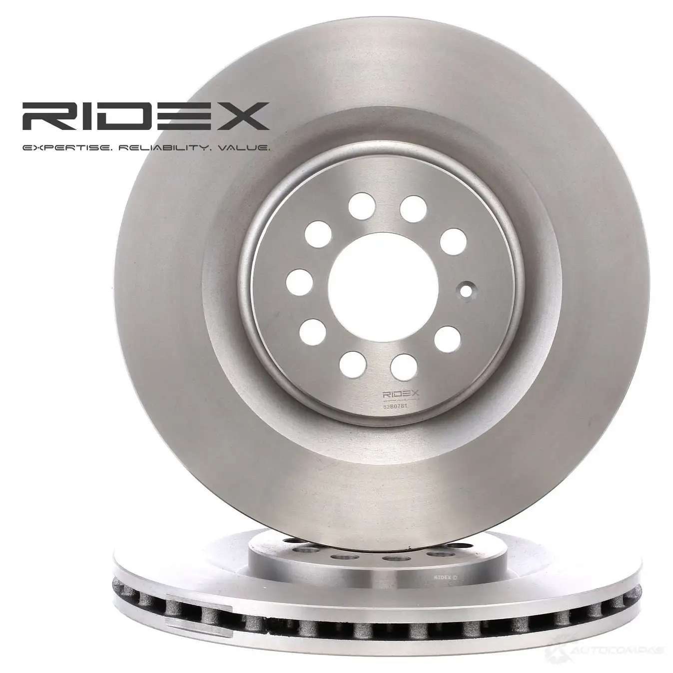 Тормозной диск RIDEX 1437710543 QA9AH OS 82b0781 изображение 0