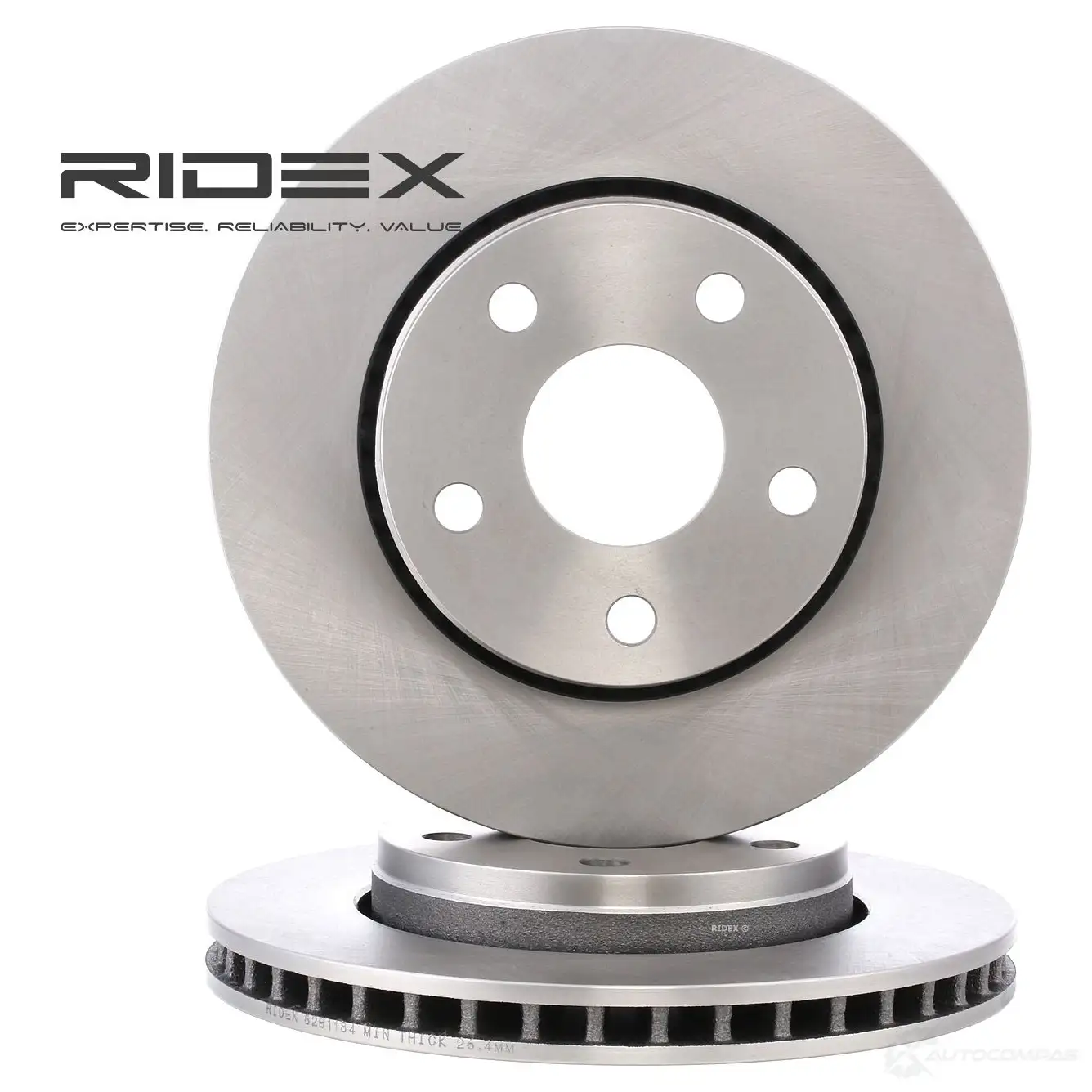 Тормозной диск RIDEX 82b1184 RX QW5R3 1437709887 изображение 0