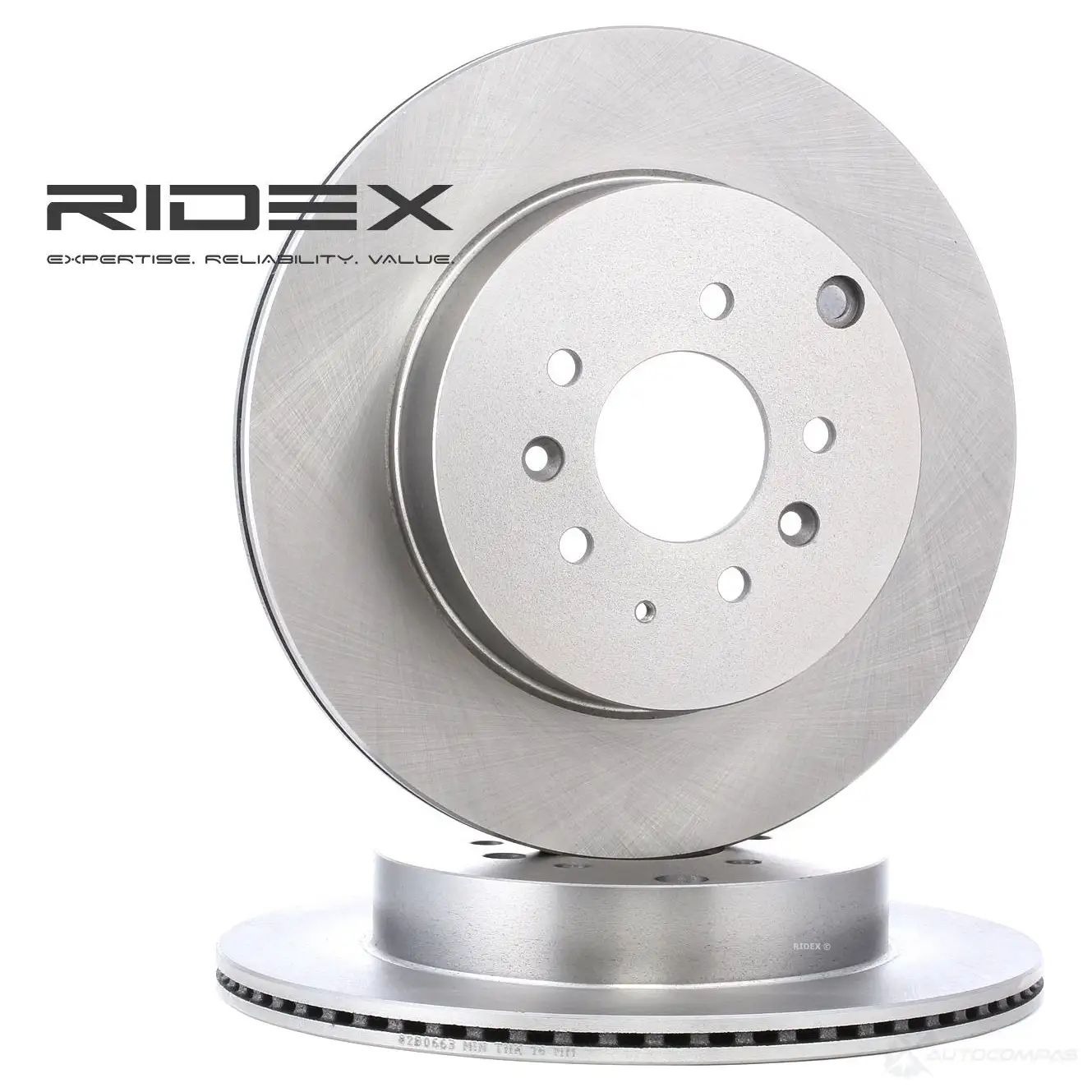 Тормозной диск RIDEX 82b0663 UN6 9X 1437715219 - Изображение 1