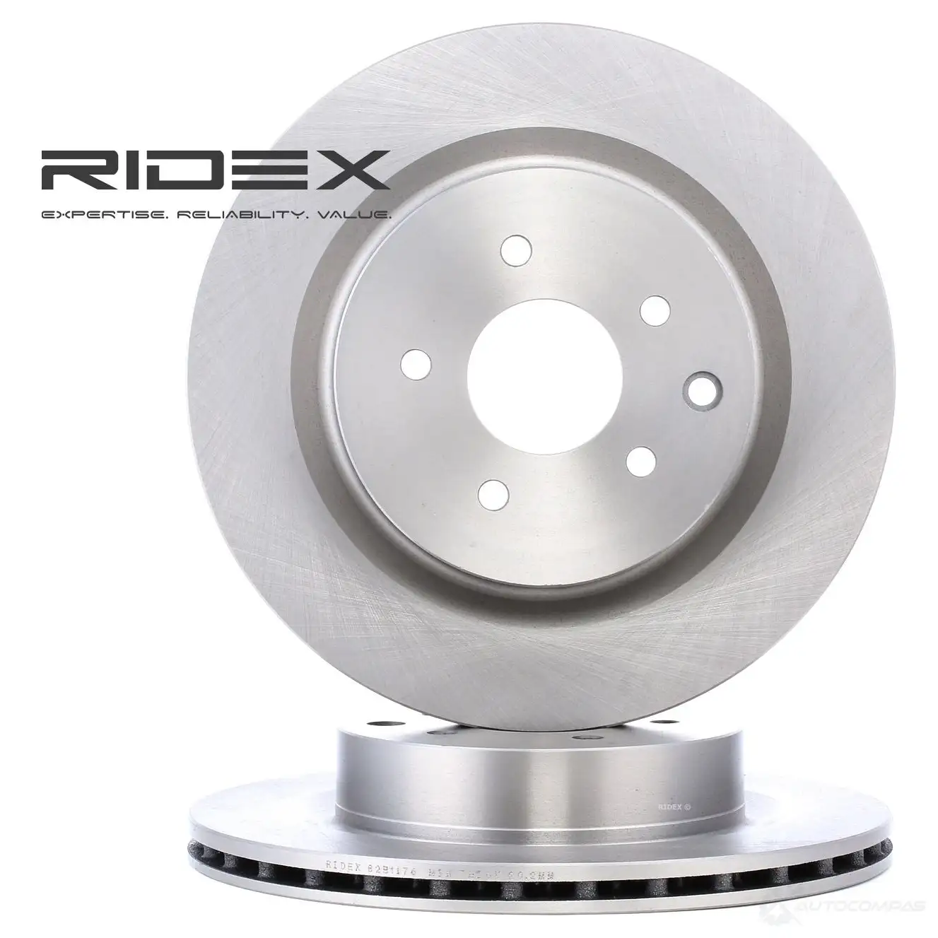 Тормозной диск RIDEX 82b1176 1437711180 4 0NV1 - Изображение 1