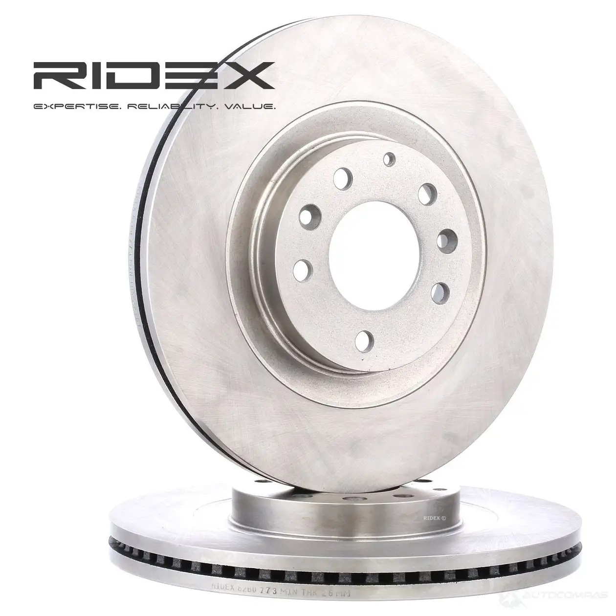 Тормозной диск RIDEX 82b0773 VO8 TT2 1437709984 - Изображение 1