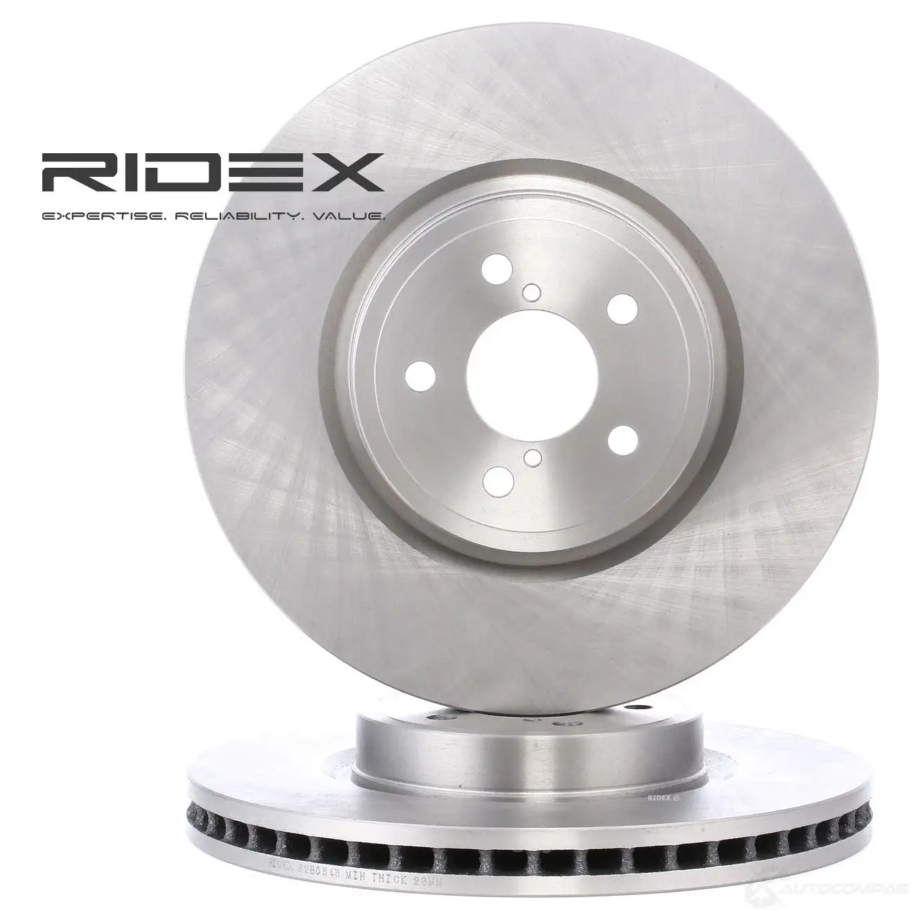 Тормозной диск RIDEX 1437706319 P4K N0 82b0543 - Изображение 1