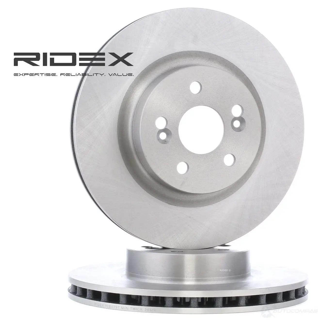 Тормозной диск RIDEX SP Y2IG 82b0797 1437710530 - Изображение 1