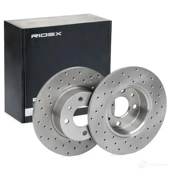 Тормозной диск RIDEX 1438350033 Q KG6WC 82b2256 - Изображение 1
