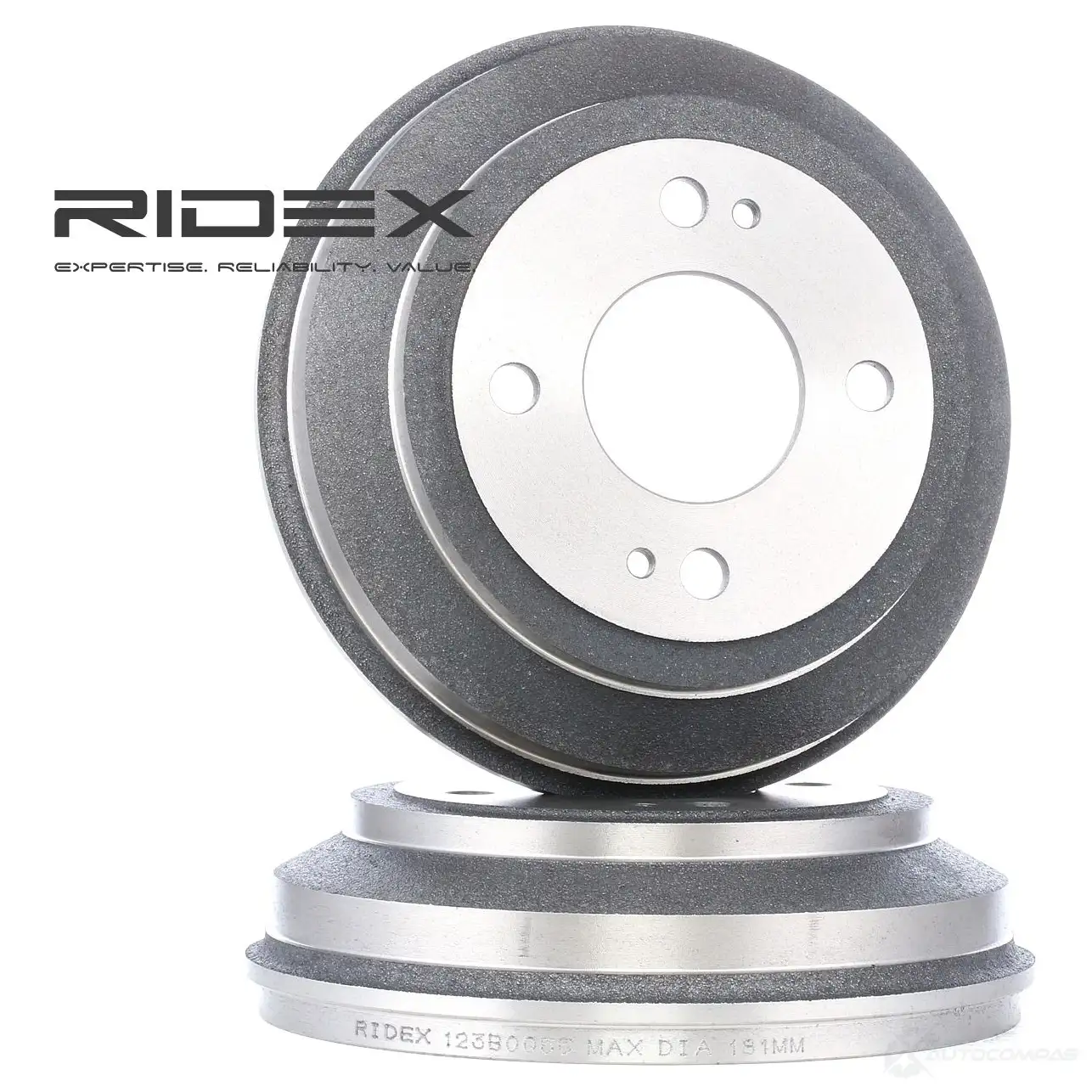 Тормозной барабан RIDEX 1437705290 123b0055 MWHZR GW - Изображение 1