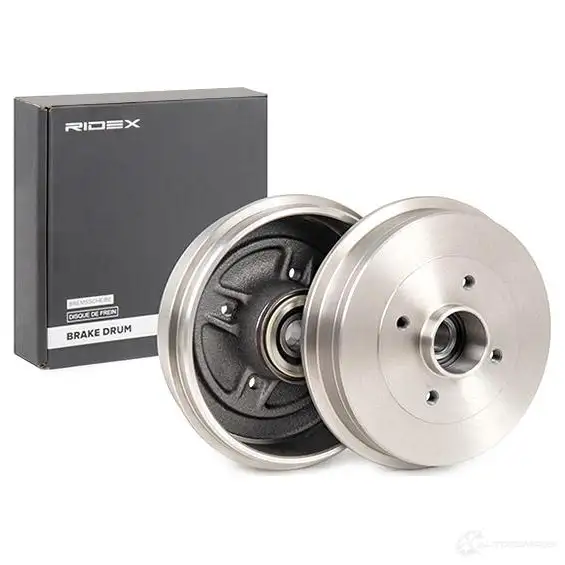 Тормозной барабан RIDEX 123b0233 1438362805 N H7UX изображение 1
