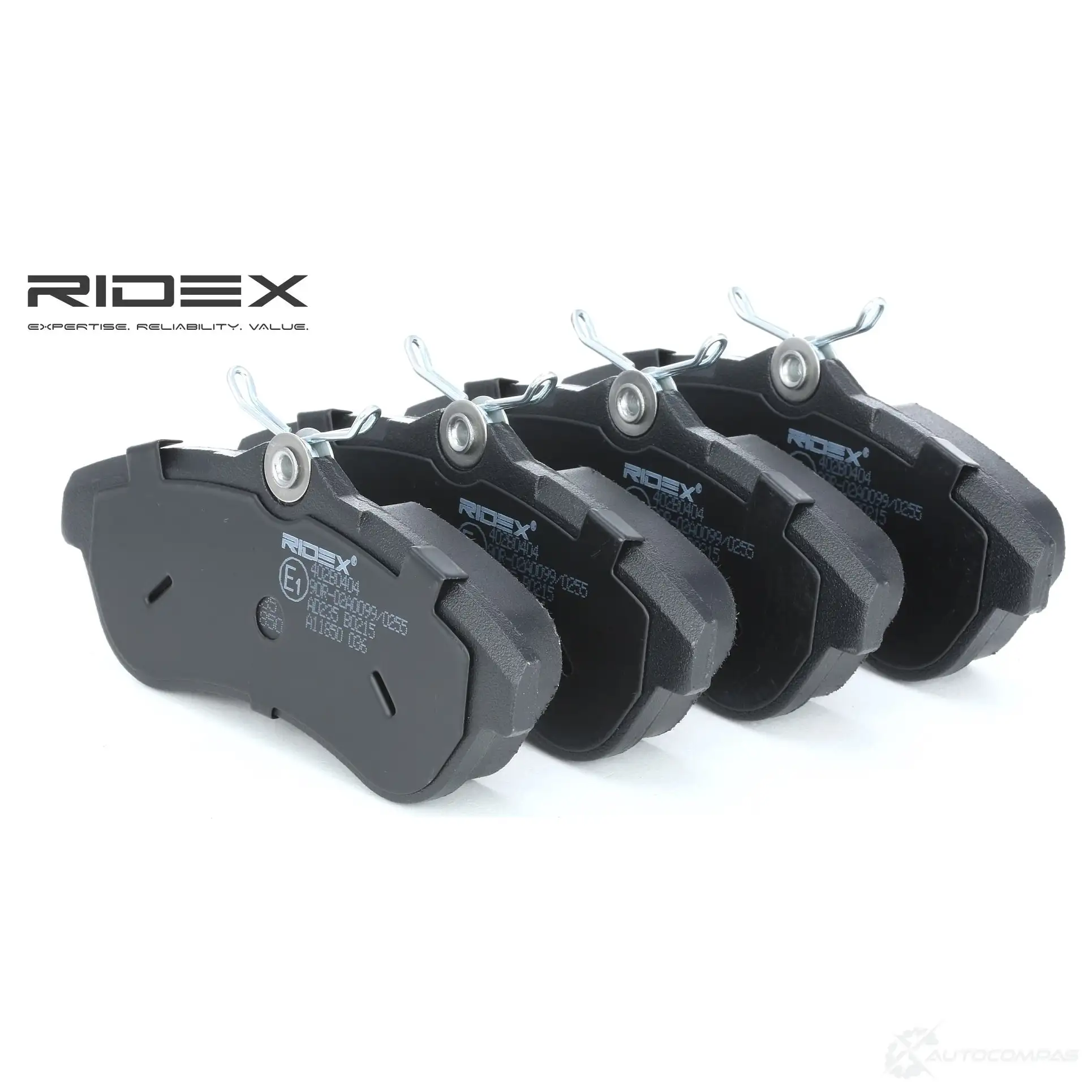 Тормозные колодки, комплект RIDEX IPB3 UE 1437660036 402b0404 изображение 0