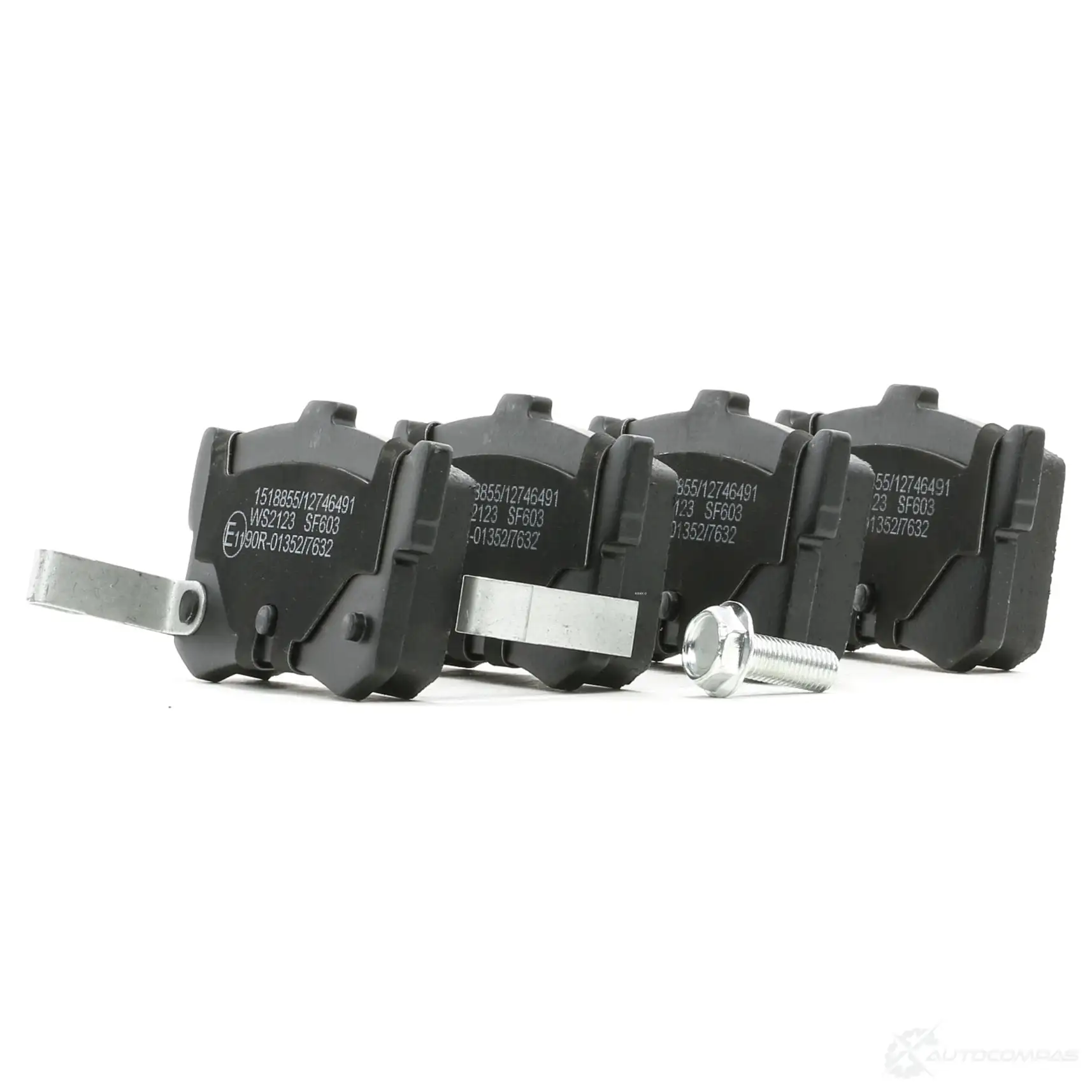Тормозные колодки, комплект RIDEX 402b1127 1437651366 8MMW7 H - Изображение 1