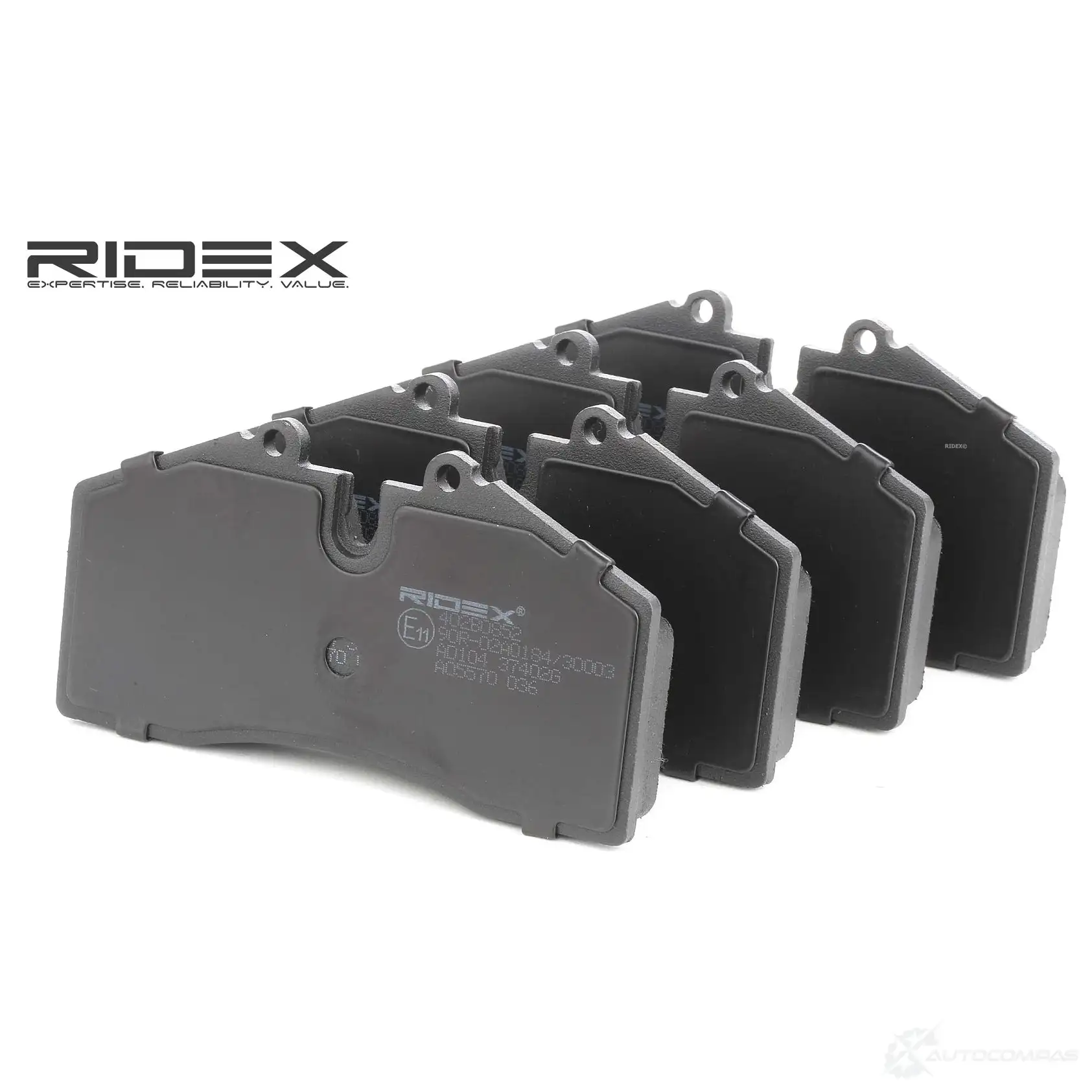 Тормозные колодки, комплект RIDEX 01EH KAE 1437659902 402b0852 - Изображение 1