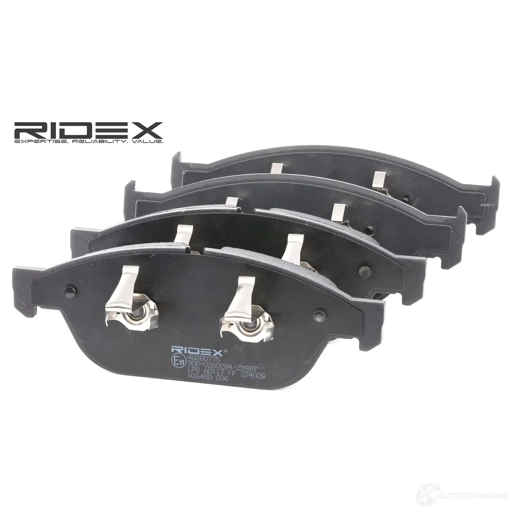 Тормозные колодки, комплект RIDEX 1437649581 402b0775 L1 JDB - Изображение 1