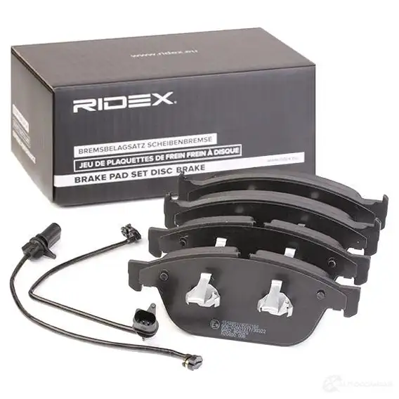 Тормозные колодки, комплект RIDEX A 043GR 1437649573 402b0842 - Изображение 1