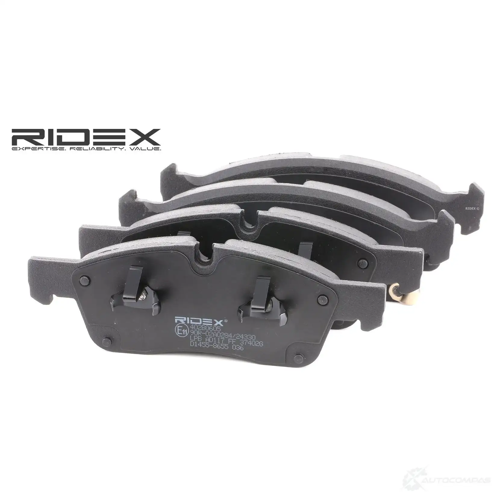 Тормозные колодки, комплект RIDEX 402b0605 1437658327 SNH8P Y изображение 0