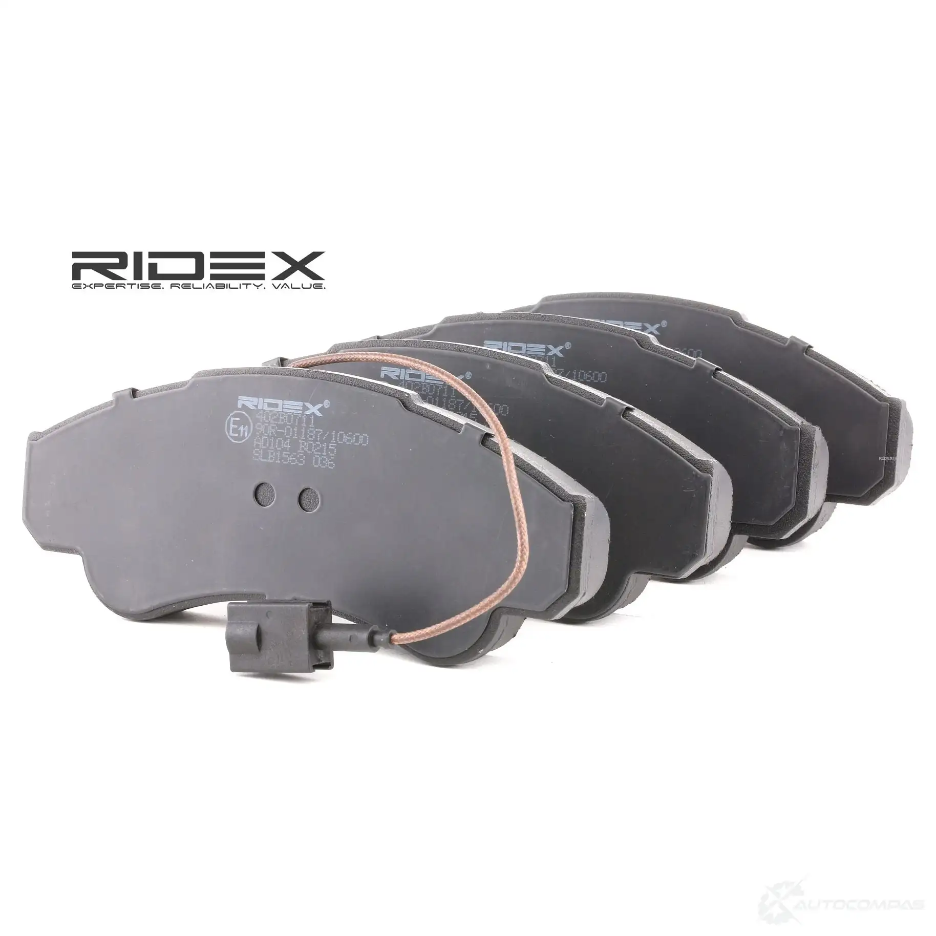 Тормозные колодки, комплект RIDEX 402b0711 1437658297 WREC O изображение 0