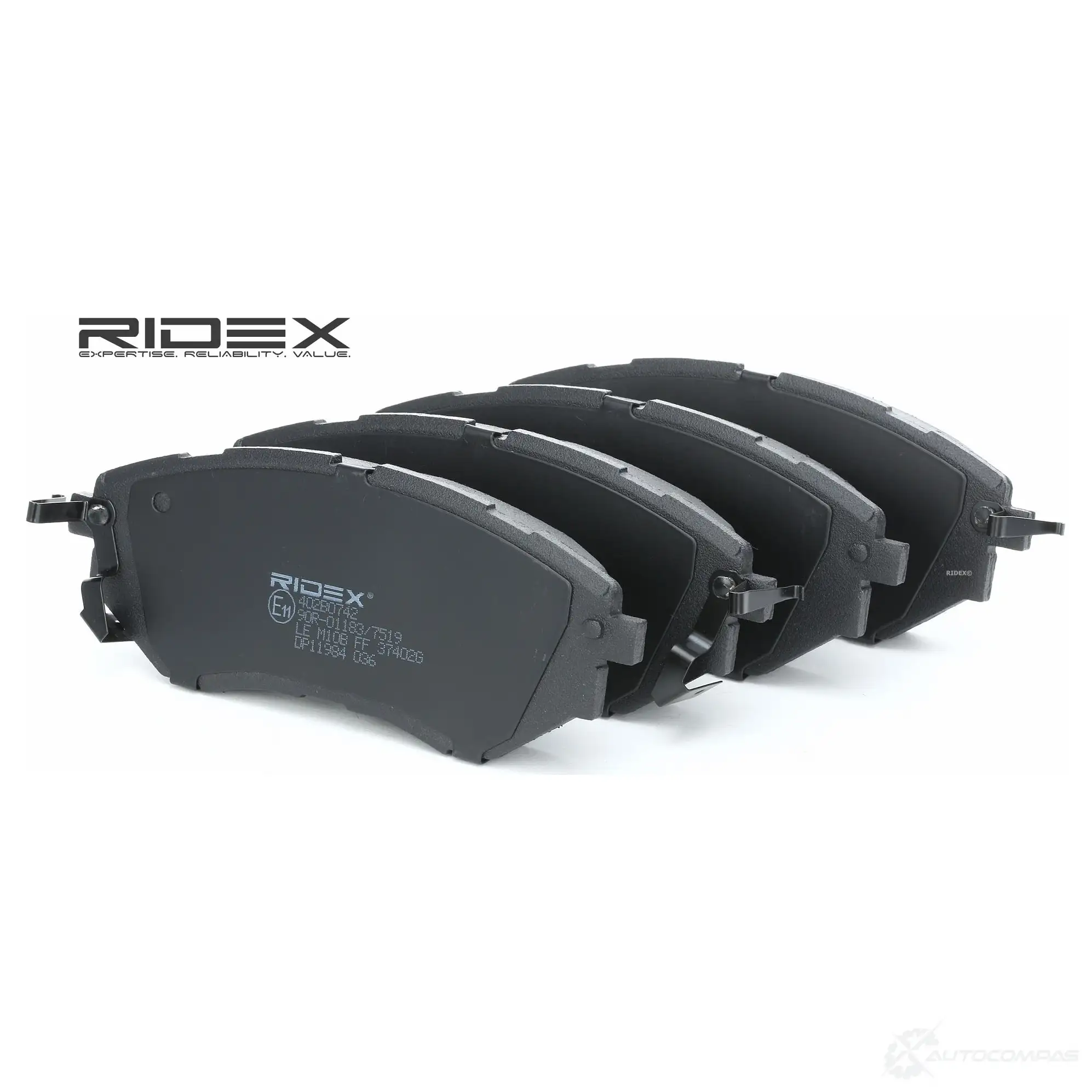 Тормозные колодки, комплект RIDEX 402b0742 ES1 16I 1437660280 - Изображение 1
