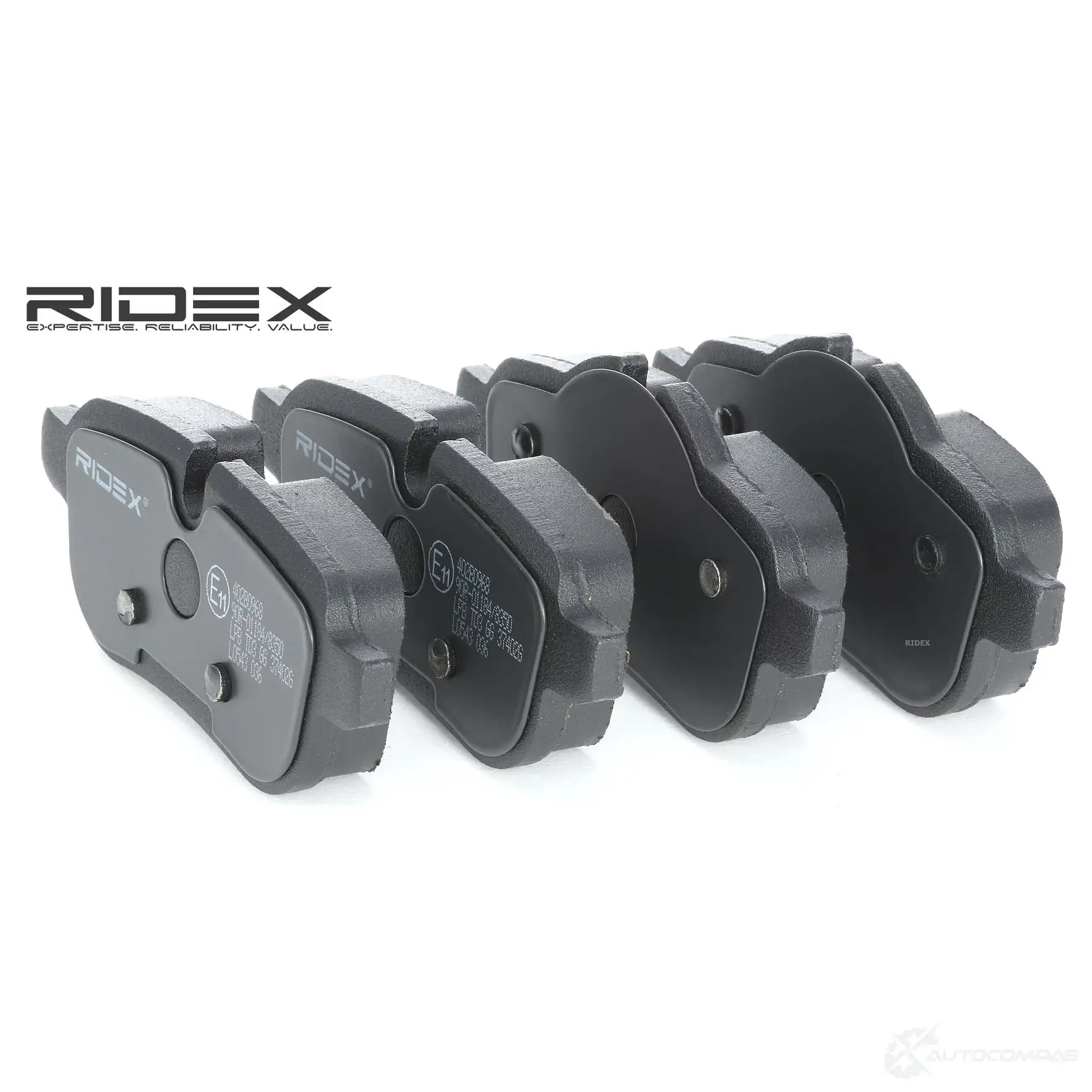 Тормозные колодки, комплект RIDEX 6 E0M2 402b0968 1437658670 - Изображение 1