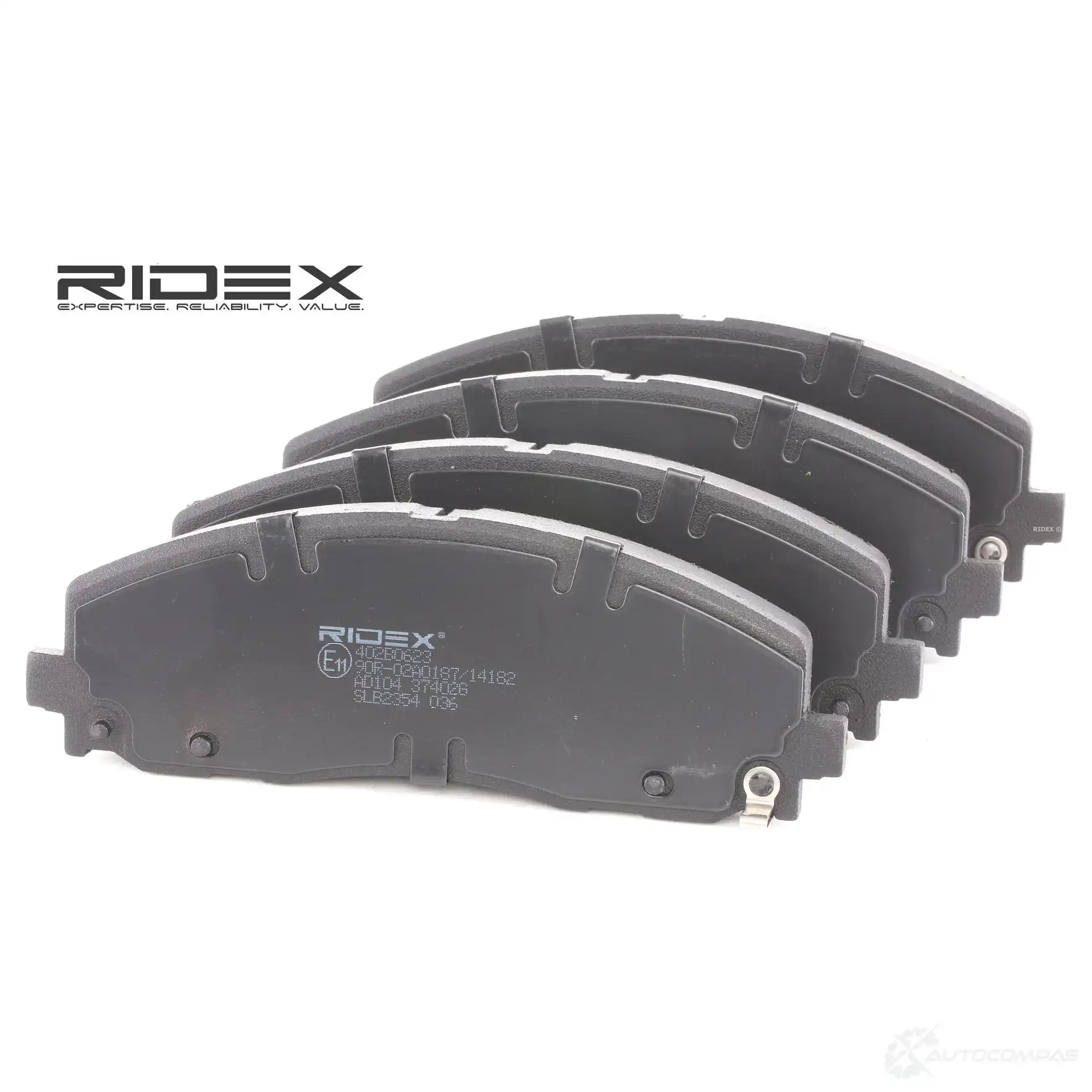 Тормозные колодки, комплект RIDEX 1437659880 GL13 J 402b0623 изображение 0