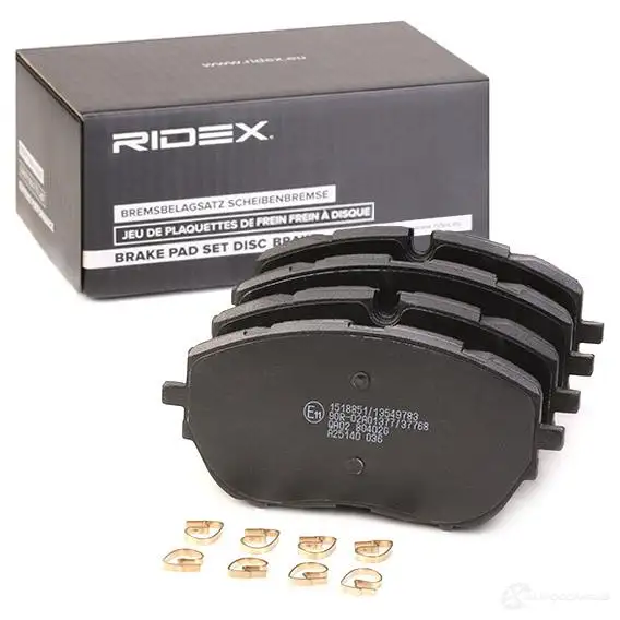 Тормозные колодки, комплект RIDEX 1437659427 402b1202 JSM 5Z - Изображение 1