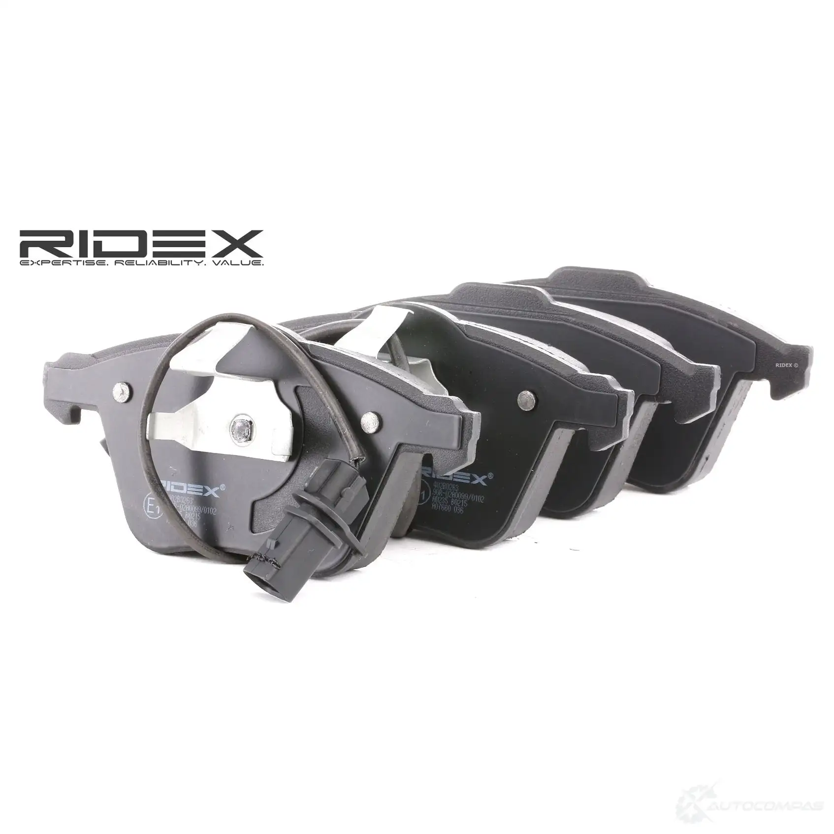 Тормозные колодки, комплект RIDEX 1437658318 BOTE 62 402b0263 изображение 0