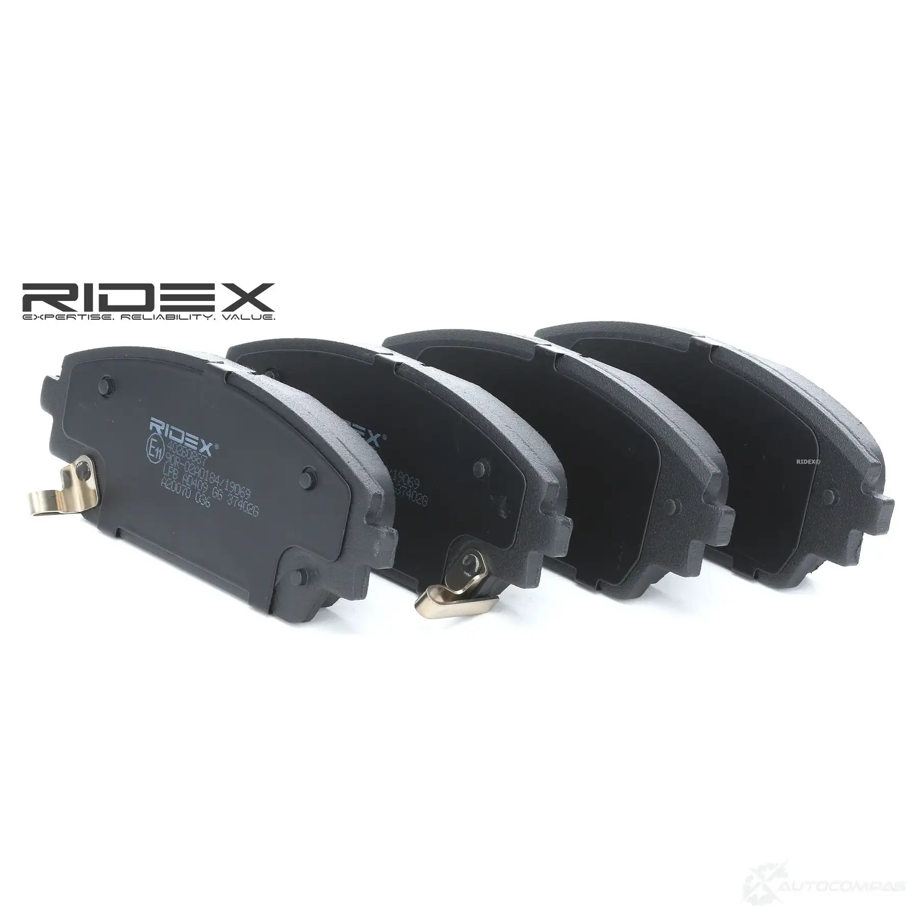Тормозные колодки, комплект RIDEX TU1PY ON 1437659593 402b0887 - Изображение 1