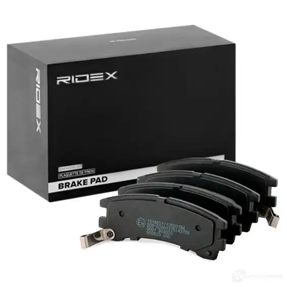 Тормозные колодки, комплект RIDEX 402b1224 1437658624 AS ZPZ изображение 1