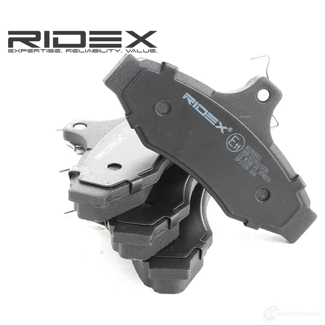 Тормозные колодки, комплект RIDEX 4GO BBX 402b0683 1437659209 - Изображение 1