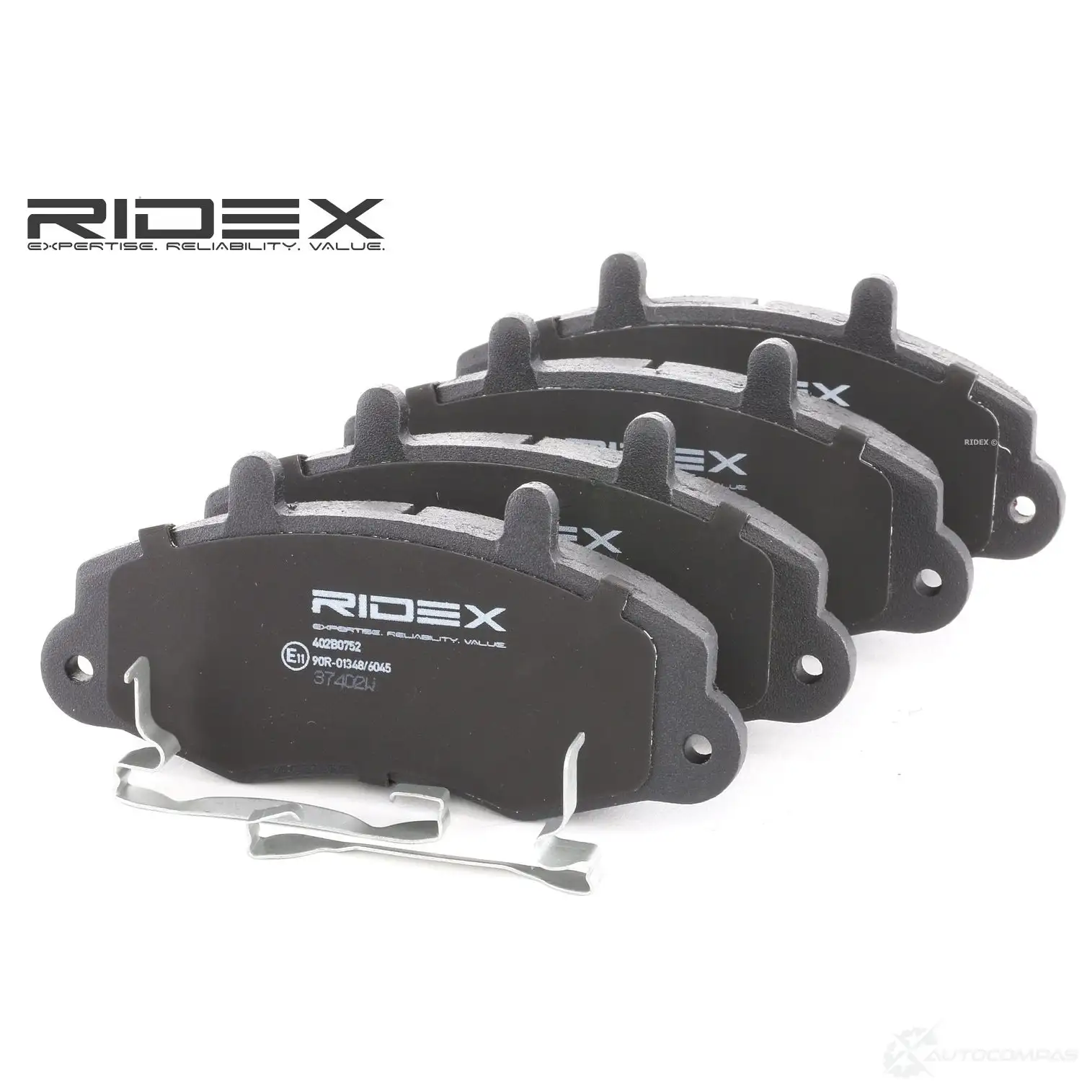 Тормозные колодки, комплект RIDEX 1437659989 EYVJ QWY 402b0752 изображение 0